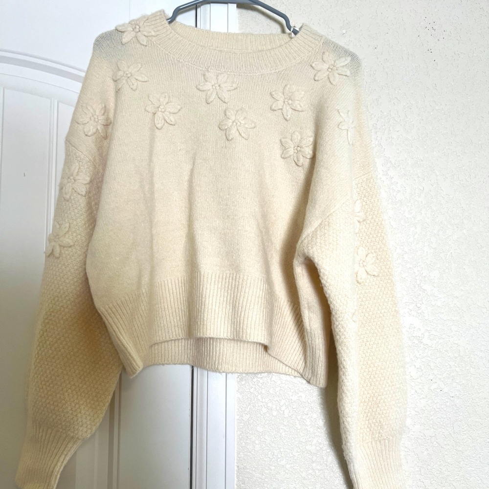 Jessica Simpson crop sweater.